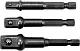 Переходники для шуруповерта под головки 1/4", 3/8" и 1/2" (3шт.) Yato YT-04685