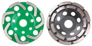 Шлифовальные насадки по бетону (чашки)